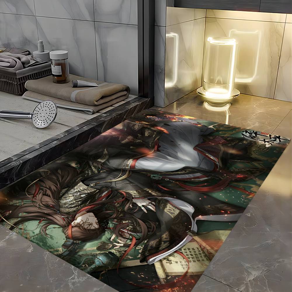 Anime Light and Night Hallway Carpet Washable Non-Slip Living Room Sofa Chairs Area Mat Kitchen Doormat Area Rug