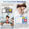 Tuya ZigBee Smart Light Switch No Neutral Wire No Capacitor Needed Wall Push Button Switch 1/2/3 Gang Works with Alexa Google