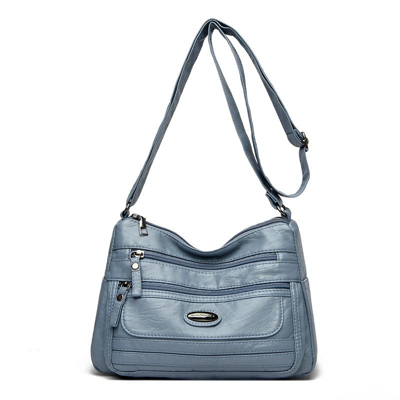 Large Capacity Shoulder Bag Women's Crossbody Bag Soft Leather Mother Bag