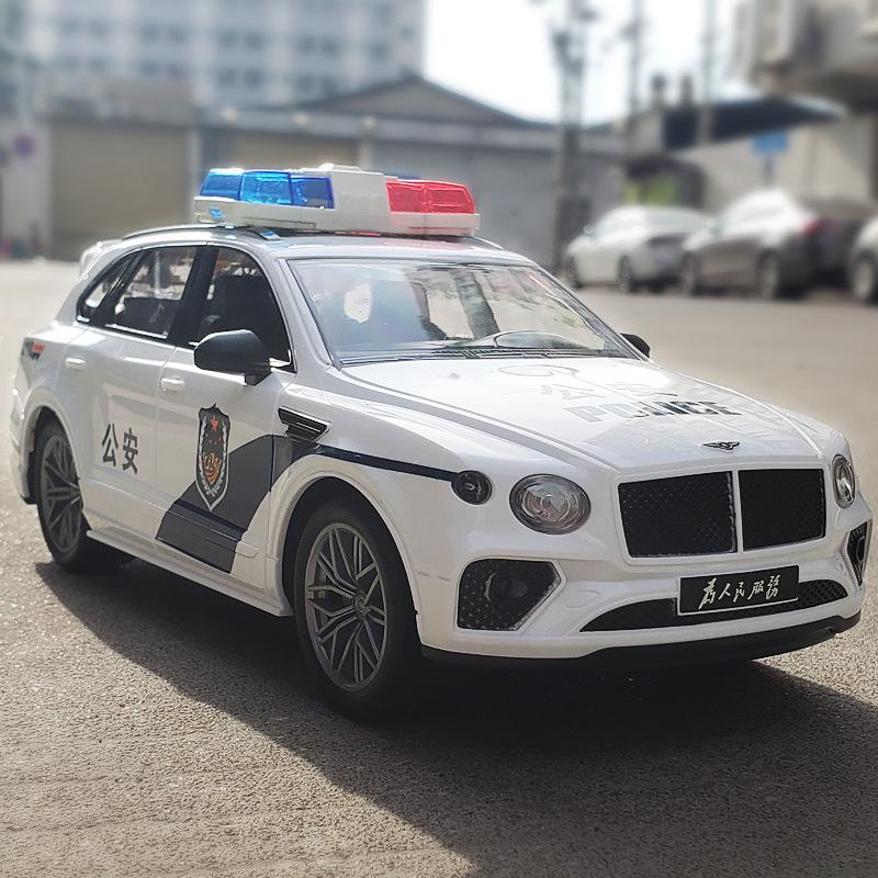 Children'S Educational Early Education, Lighting And Music, Inertial Police Car, Simulated Police Patrol Car Model, Toy Car