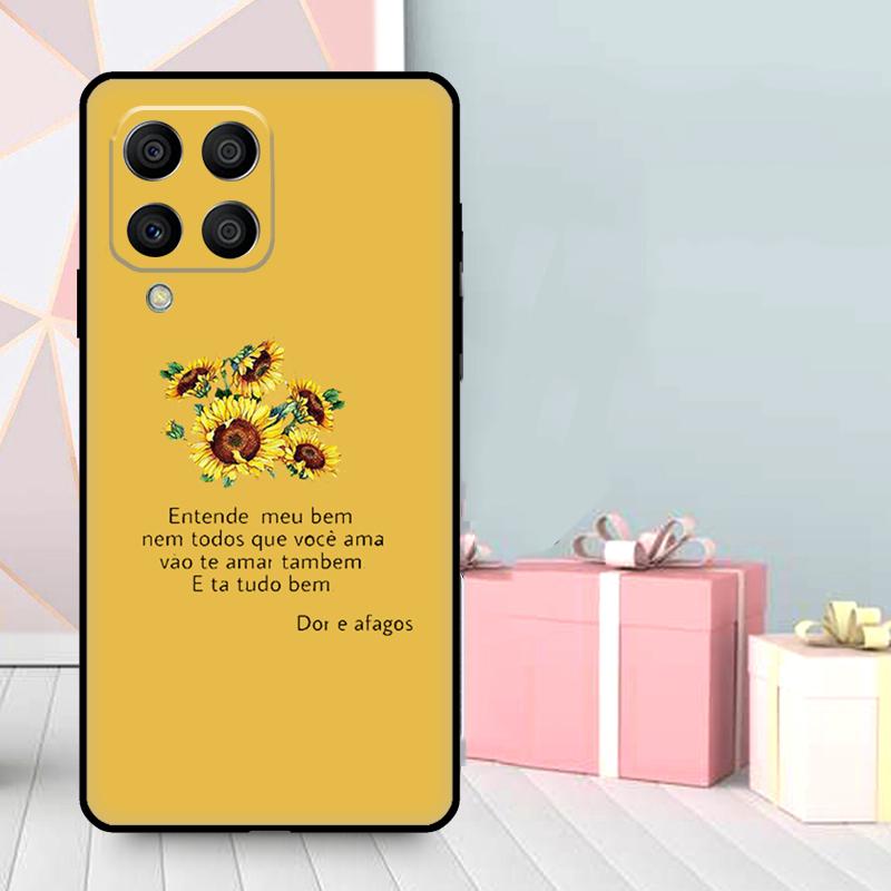 Gänseblümchen Sonnenblume Blumiges Blumen Case Für Samsung Galaxy M56 M52 M32 M53 M16 M11 M21 M31 M35 M12 M13 M14 M15 M36 M55 M34 M54