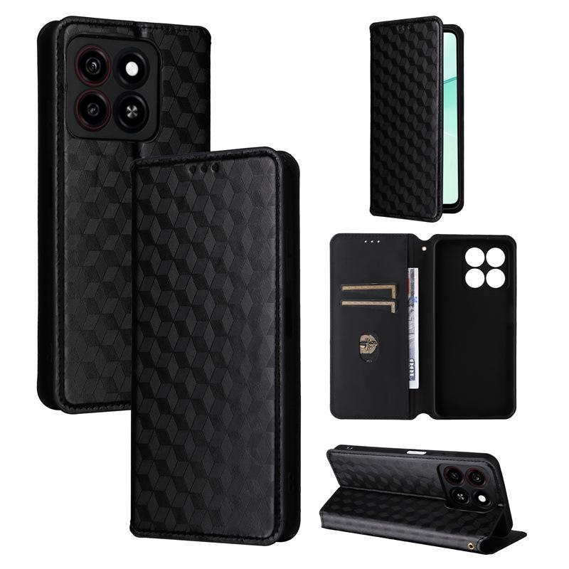 Flip Cases For ZTE Blade A35/Blade A55 Leather Case [Flip Vintage Leather] Wallet Shockproof Durable Retro Phone Case
