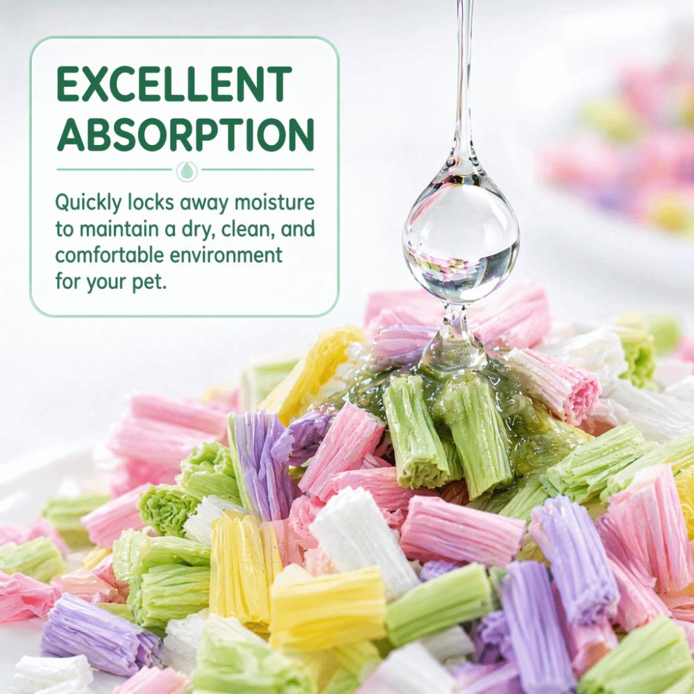 Paper Pulp Shavings Paper Litter Odor Control PET Cage Litter Hamster Bedding  PET Litter Box