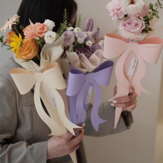 5 buc Cutie Flori Design Fundă Aspect Exquis 5 Culori Buchet Flori Trandafiri Carton pentru Nuntă