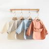 Waterproof Long Sleeve Bib Soft Material Washable Burp Cloth Children PU Bibs  Baby Accessories