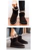 Men's Winter Cotton Snow Boots with Thick Fur Lining - Warm and Stylish Protection for Cold Weather