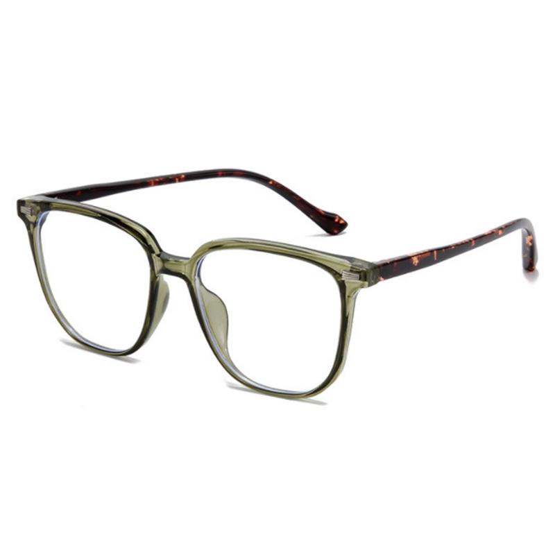 Oversize Frame Square  Glasses Prescription Spectacles Myopia -0.5 To -6.0  Hyperopia +0.5 To +6.0