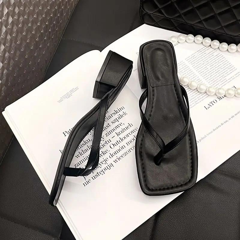 Fashion Woman Slippers On Beach Sandals Flip Flops Shoes For Women Natural Skin Slides Novelties Sale Cheap Liquidation Stylish Eva