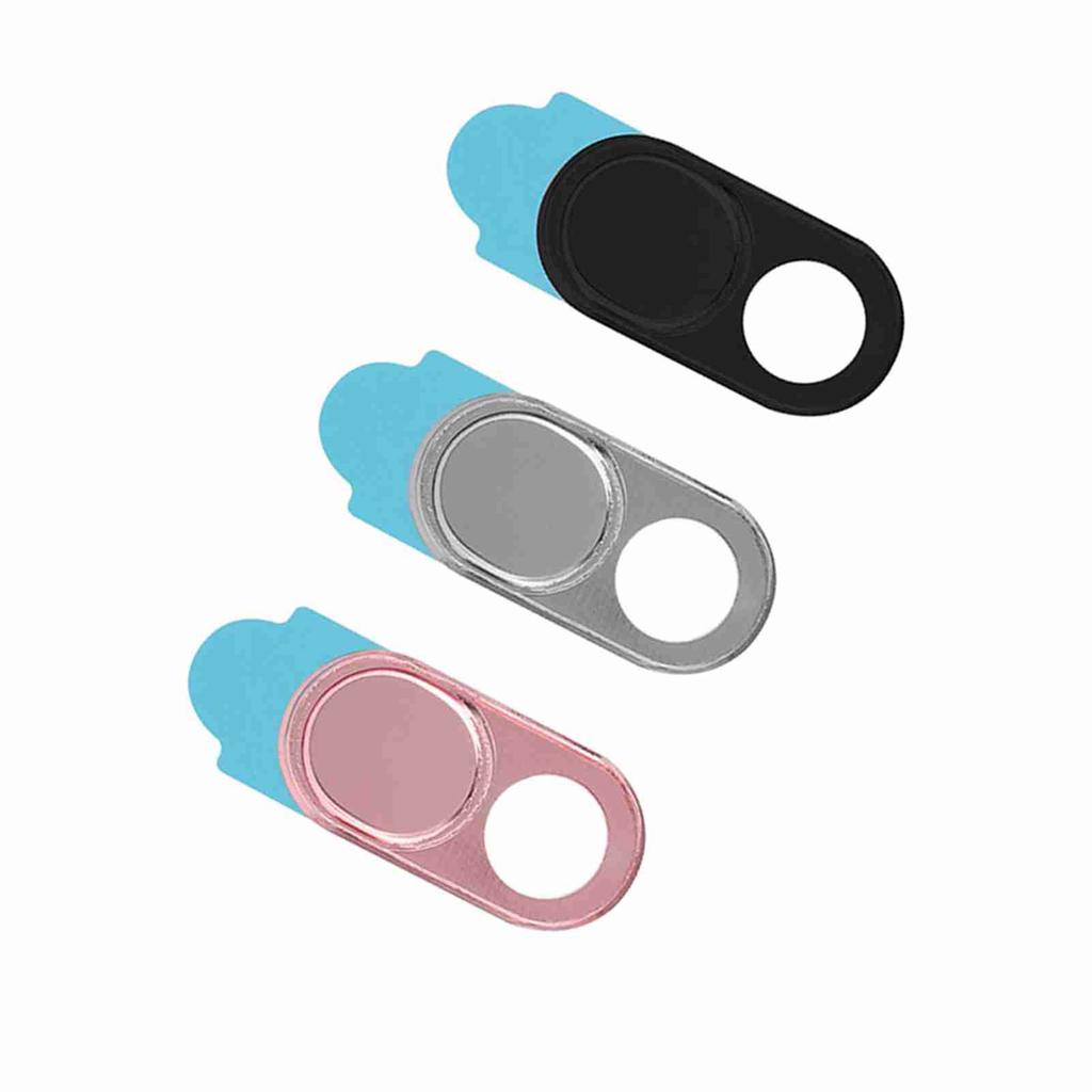 3pcs Metal Lens Cap Camera Privacy Protect Sticker Webcam Cover For Smartphone Tablets(Mixed)