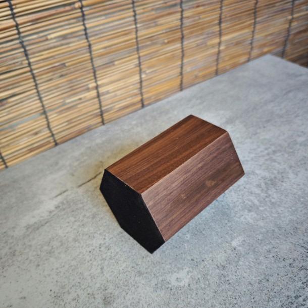 Black Walnut Solid Wood Pen Holder: Creative Storage Box for Office or Tea Ceremony Accessories