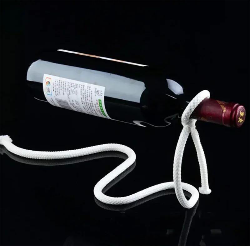 

Волшебная подвеска, железная цепь, винные полки, подставка для одной бутылки вина, подставка, держатель для кухни, столовой, погреба, бара, декор стола