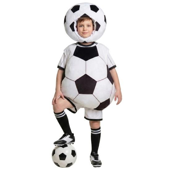 Soccer Outfits for Kids Adults, Funny Soccer Ball Costume, Football Sports Theme Clothes for Cheerleaders Halloween Cosplay