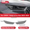 For CHERY TIGGO 8 Pro Max -2024 Car Headlight Protective Cover Film Front Light TPU Anti-scratch Headlamp Tint Sticker