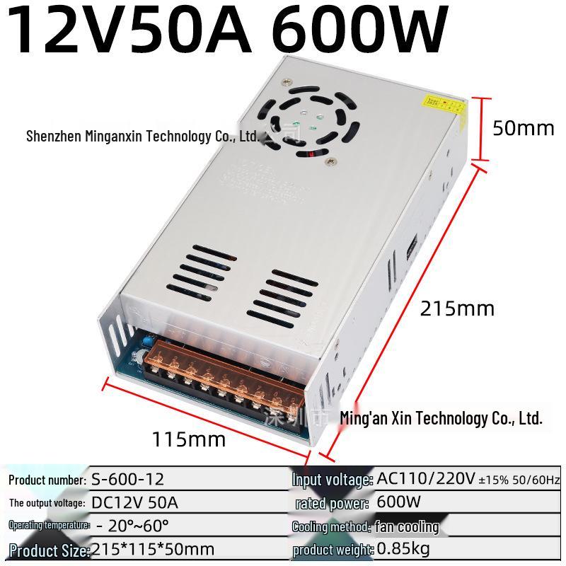 220V to Multi-Voltage Switching Power Supply for LED Strips and Monitors (5V, 12V, 24V, 36V, 48V; 5A-30A)