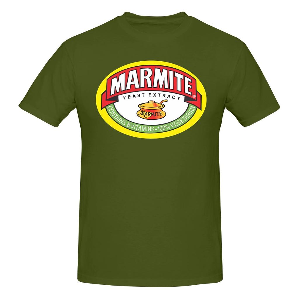 Marmite Logos Loose Tshirt Japanese Style City Boy Everyday Versatility Short Sleeve