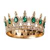 Women Crown Tiara Shiny Rhinestones Inlaid Queen Bridesmaids Crown Accessory for Wedding Halloween Birthday