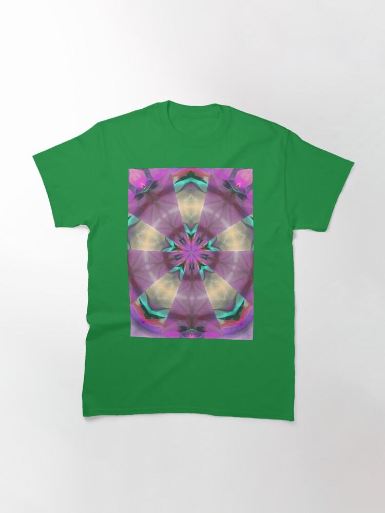 Pentangle Pastel Shades Multicolored Kaleidoscope Pentangle Pattern 11 Classic T-Shirt