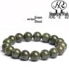 Hongxi Rui Green Phantom Crystal Bracelet with Round Beads