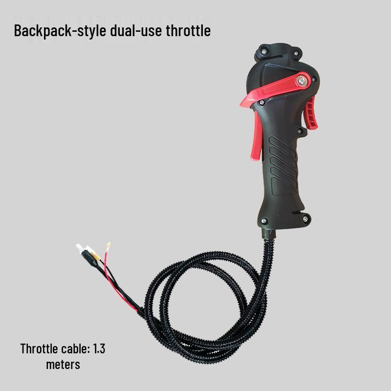 Universal Lawn Mower Throttle Switch Assembly for Side-Mounted Brush Cutter and Backpack Grass Trimmer