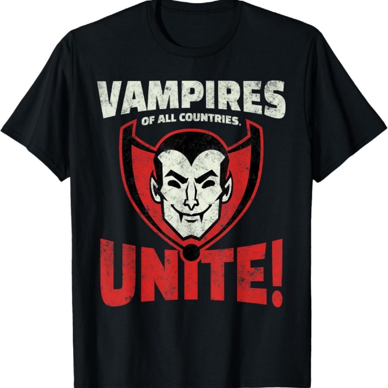 

Vampire Halloween Meme Dracula T-Shirt XXXXXL чорний