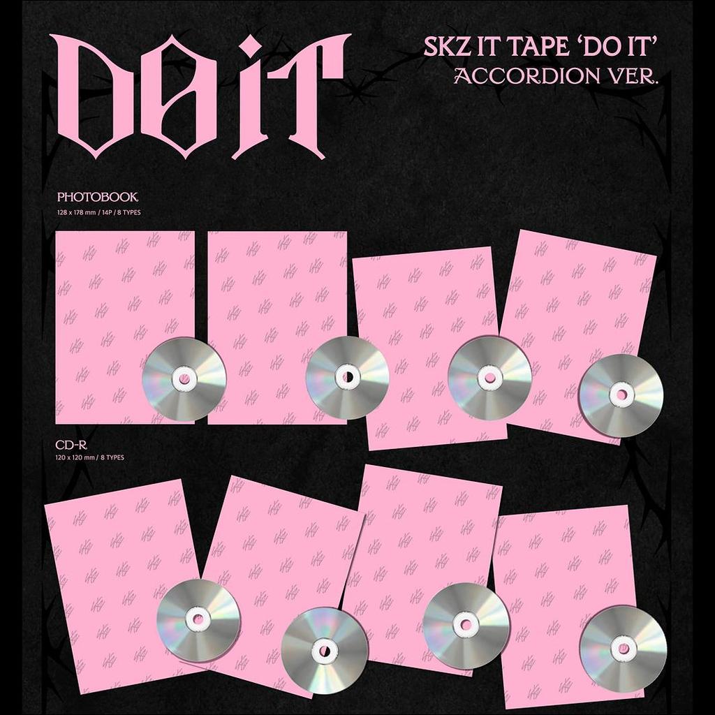 [Pre-ordine] Stray Kids - SKZ IT TAPE ‘DO IT’ (FISARMONICA VER.) + regalo gratuito