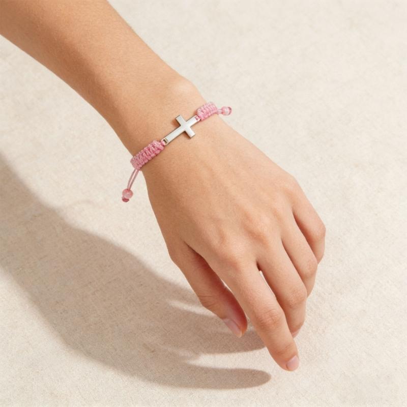 Zinc Alloy Crosses Woven Bracelet Offering Durability and Style with Adjustable Closure for Comfort Unisex Jewelry for Every Occasion