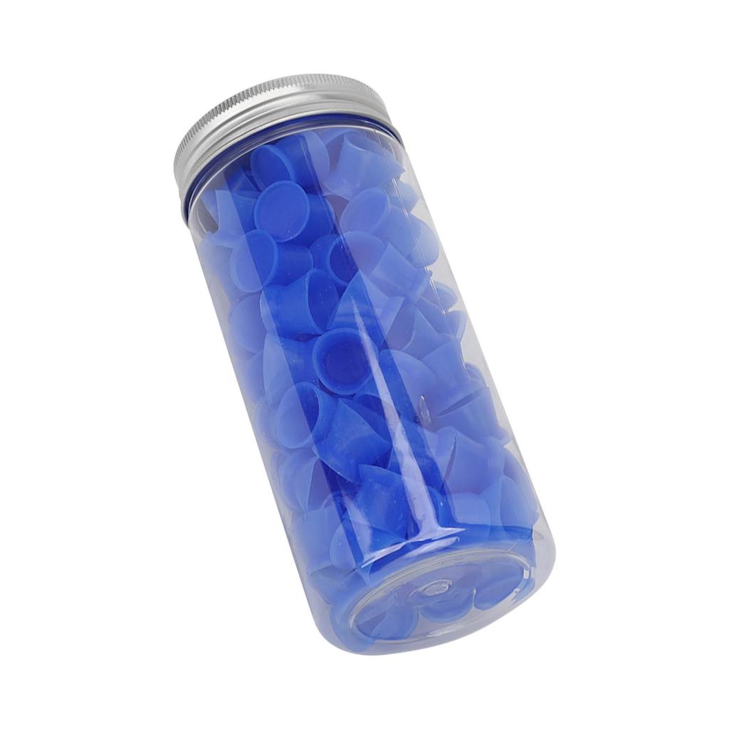 100 Pcs Tattoo Ink Cups Silicone Soft Disposable Tattoo Pigment Cups Makeup Container Tattoo