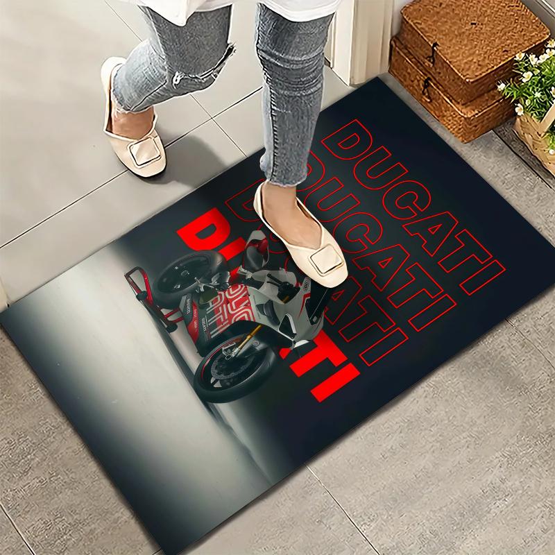 Kobercový koberec Ducati do obývacího pokoje, ložnice, domácí dekorace na pohovku, protiskluzová podložka pro dětské hraní