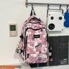 Schoolbag new trendy cool large-capacity graffiti student backpack male versatile high school schoolbag college student female backpack