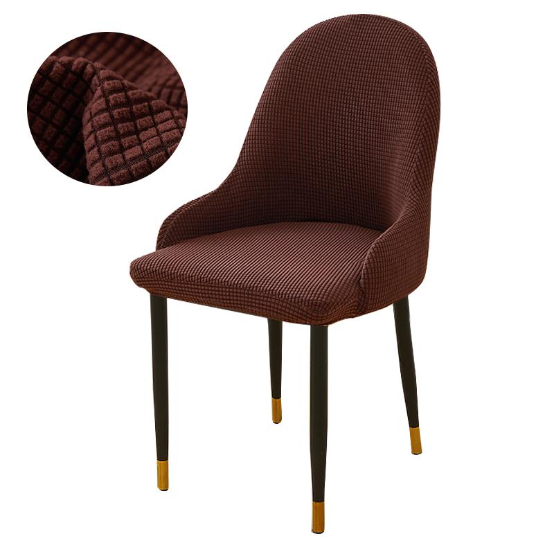 Huse pentru scaune curbate Huse pentru scaune elastice din lână polară Huse pentru scaune înalte Huse pentru scaune pentru bucătărie, birou, hotel, petrecere acasă