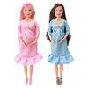 Yousheng 1/2Pcs Pregnant Mother Toy with Baby Dolls Moving Joints Design Eco-friendly No Odor Fashion Creative Pregnant Dolls