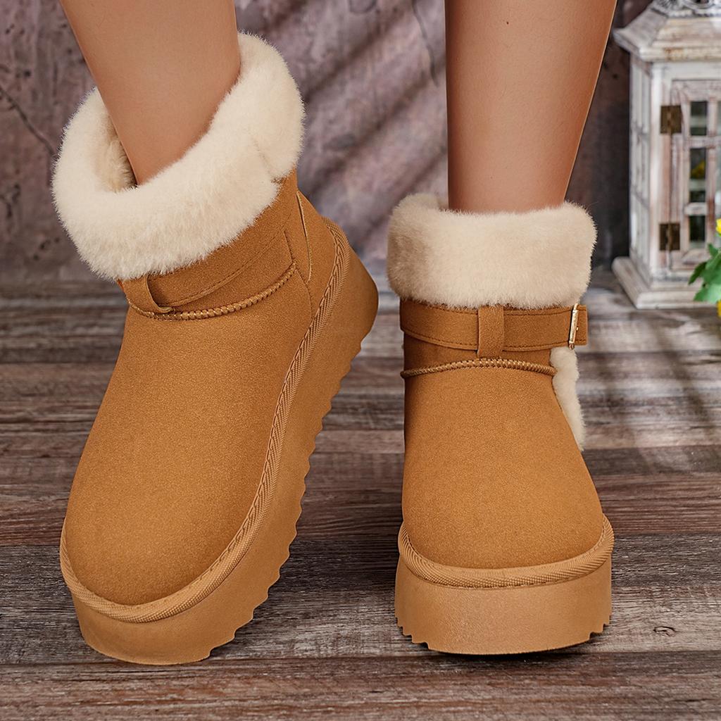 Fashionable New Style Comfortable Wear-resistant Anti Slip Casual Women's Boots Elegant Round Toe Sexy Warm Snow Boots In Winter