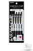 Zebra Sarasa Clip Gel Ballpoint Pen P JJH15 BK5 with Jasmine Symphony Original Index Card Sarasa (0.3mm, Black, 5-Pack) (p-jjh15, Black, 0.3mm, Clip)