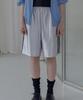 Epeueidi Glänzende Halbshorts (Silber)