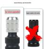 Telescopic Electric Wrench Adapter with Magnetic Hex and Double Phillips/Slotted Bits