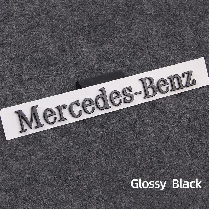 

Новый Для Mercedes Benz 3D ABS Хромированный Черный Логотип Буквы Mercedes Benz Наклейка Эмблема Багажника Автомобиля Для Mercedes Benz W246 CLA CLK W16