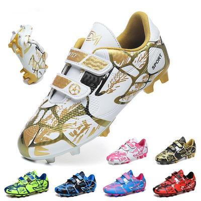 Çocuk futbol ayakkabıları toplum FG okul futbol kramponları Cleats çim ayakkabı erkek kız açık atletik eğitim spor ayakkabı