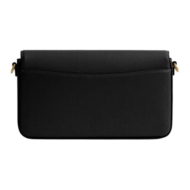 COACH Cow Leather Crossbody Bag, Shoulder Bag Mini Women's Black CAO01-B4BK