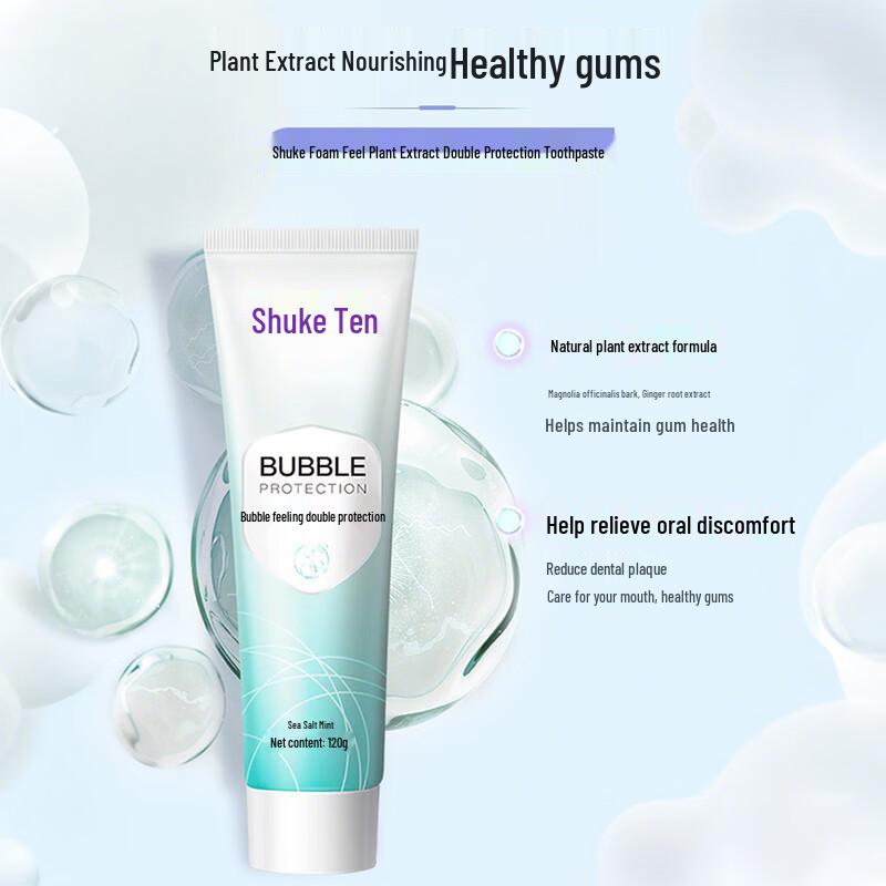 Shuke Foaming Plant Extract Gum Protection Toothpaste