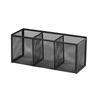 Durable Metal Mesh Desk Organizer Rectangle Pencil Holder  Office Home Supplies