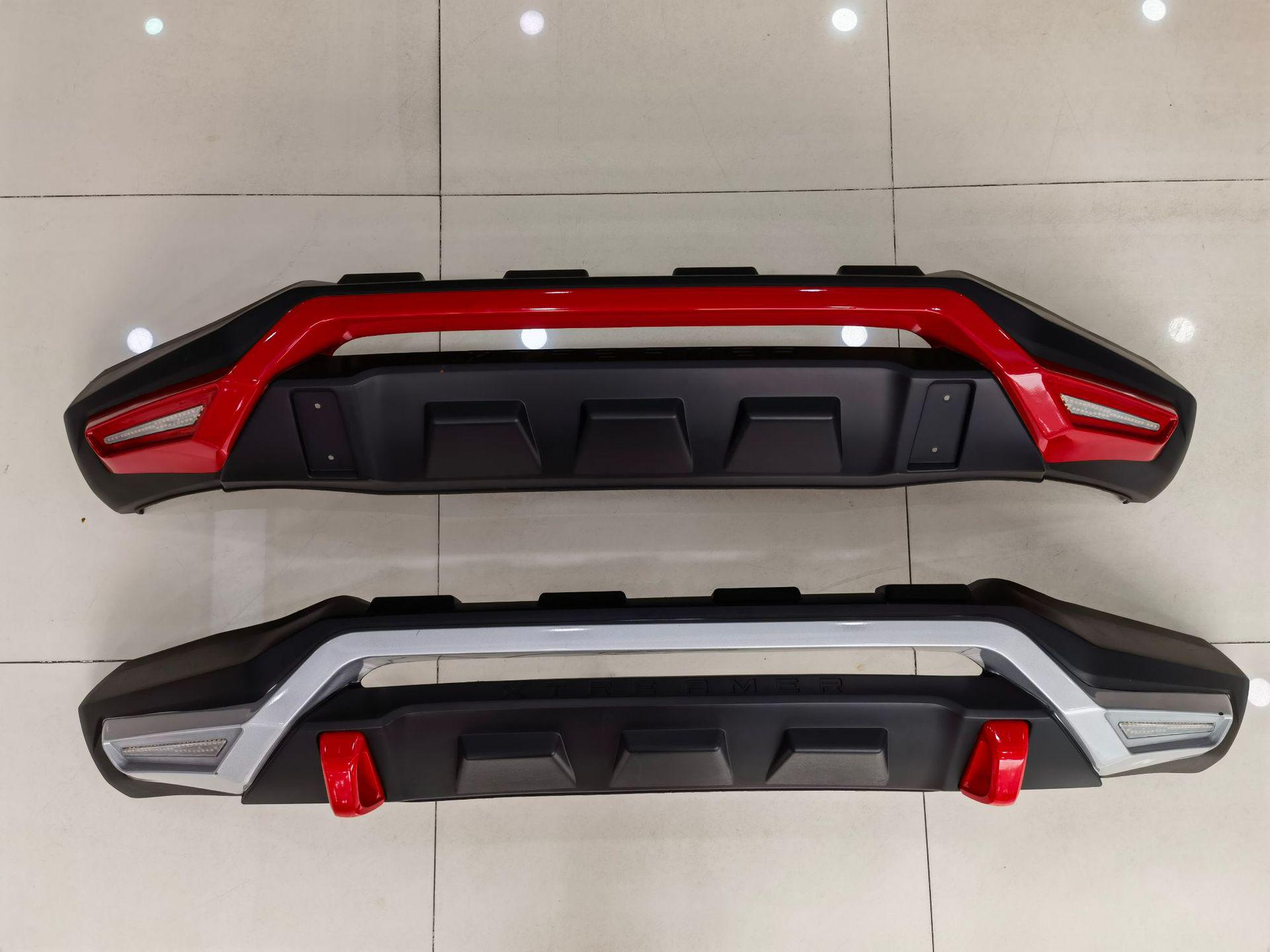 Front Bumper Kit for 2019 Mitsubishi Triton L200 with LED Turn Signal & Daytime Running Lights красный