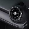 ABS Carbon Fiber Interior Dash Air Vent Frame Trim Fits Mazda MX-5 Miata 2016-23