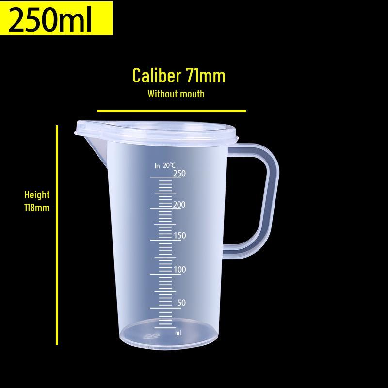 Plastic Measuring Cup with Scale for Kitchen, Baking, and Milk Tea Shops