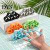 Finger Resistance Band Silicone Stretcher with 5/7 Holes, Hand Extensor Exerciser for Men Physical Therapy Strengthener Women, Trainer Arthritis