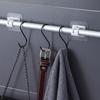 Telescopic Curtain Rod Adhesive Hook - Punch-Free Support for Shower, Towel, and Door Curtains