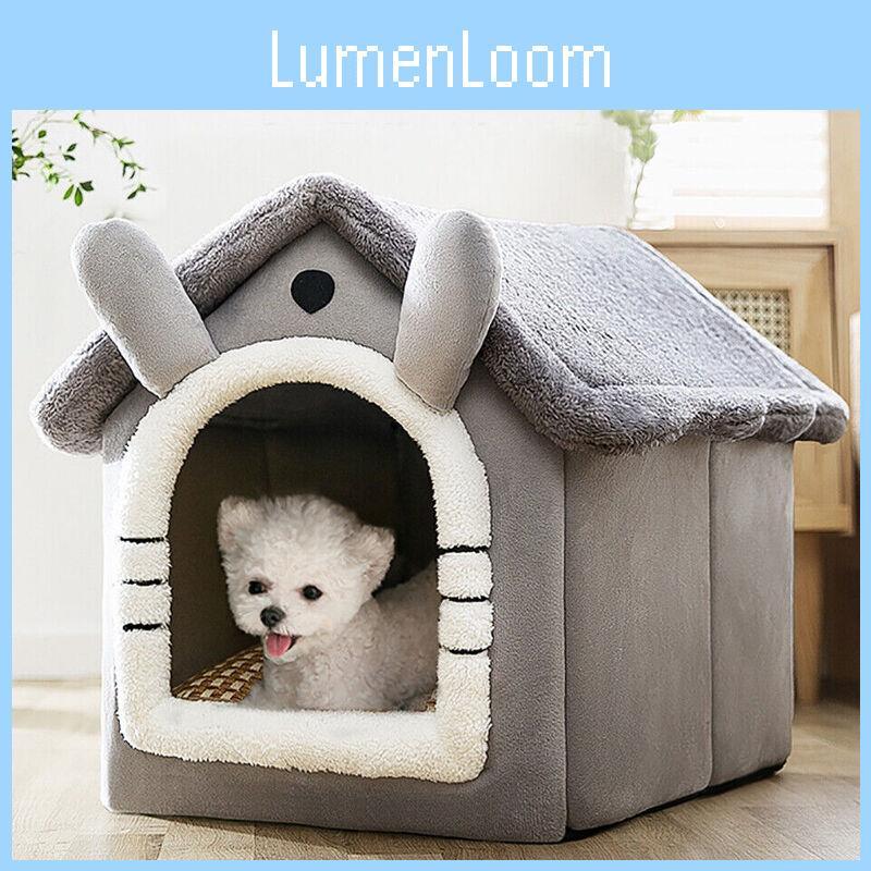 Kleine Hundehütte Universal für alle Jahreszeiten Teddy Winterwarm Abnehmbar und Waschbar