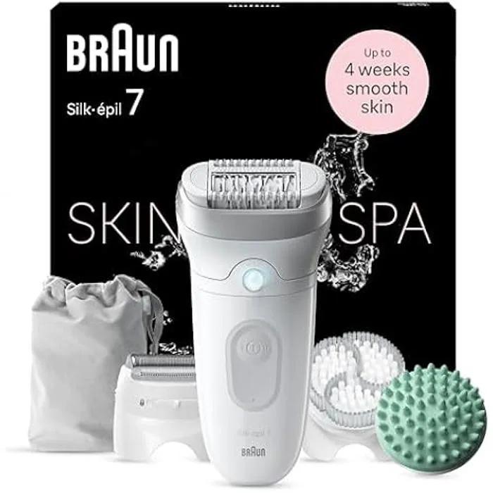 Joom Braun Unisex Weiß Silk-Épil 7 7-081 Epilator 40 Pincettes White - Bild 9