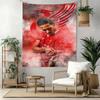Liverpool Football Club Vægdekoration Vægtæppe Kunst Til Kæledyrsminde Fødselsdag Bryllupsfest Baggrund Familiegave