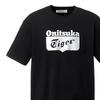 Onitsuka Tiger Logo Tee Series Comfortable Versatile Casual Fashion Short Sleeve T-Shirt Unisex Tops Black Silver 2183B174-002