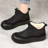 Women High Top Fleece Lined Snow Boots Thick Slip On Warm Ankle Cotton Boots